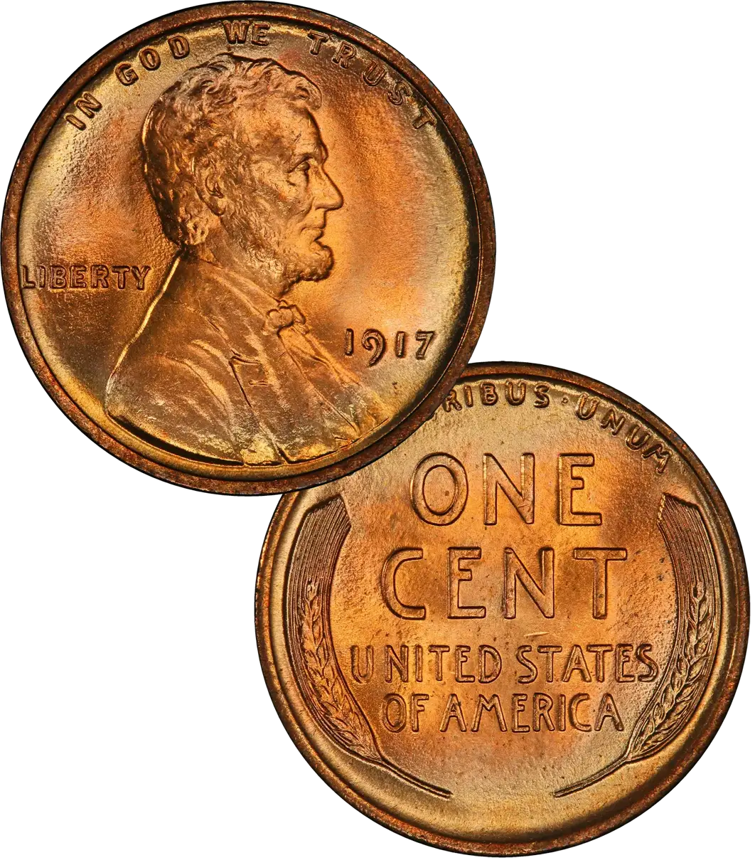 PCGS MS67RD 1917 Lincoln Cent DDO